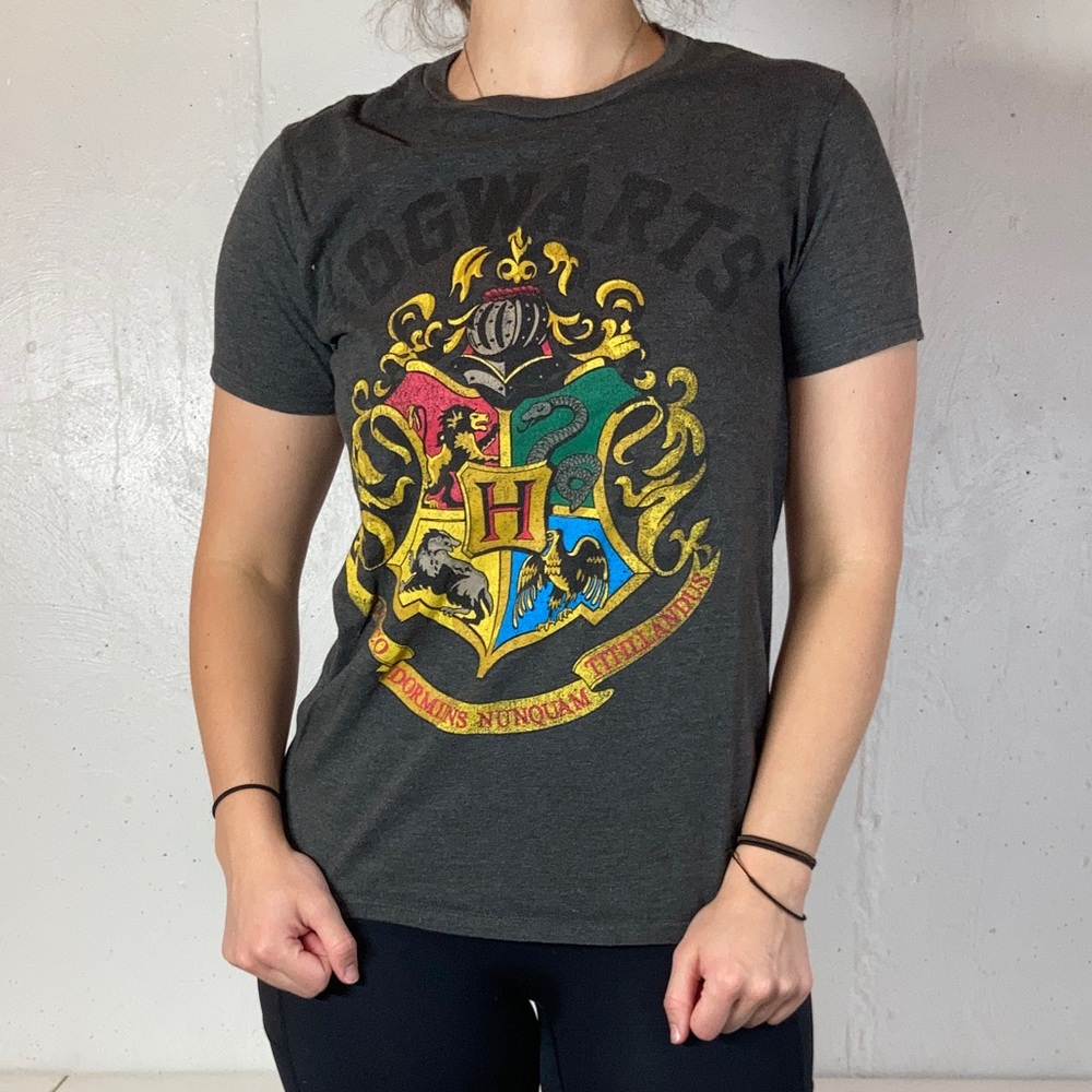 Harry Potter Hogwarts Creat Crewneck Short Sleeve Tee Shirt